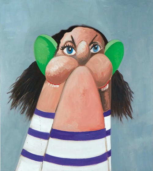 George Condo,Stump Head,2009.