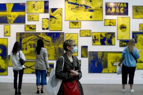 Installation view of 