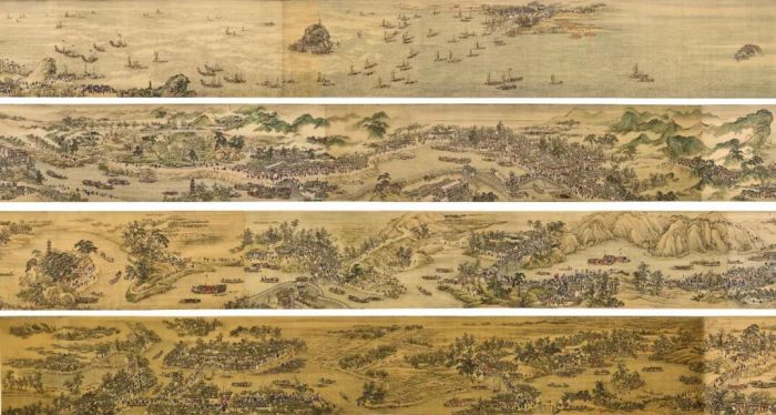 《康熙南巡图》第六卷首次合卷在港公开展出