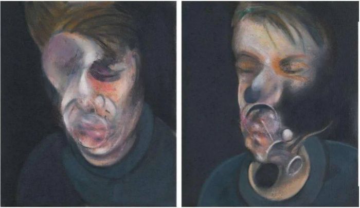 TWO STUDIES FOR SELF-PORTRAIT