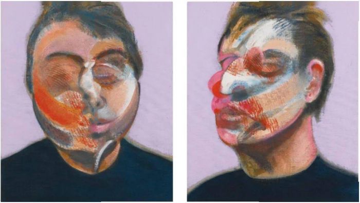 TWO STUDIES FOR A SELF-PORTRAIT