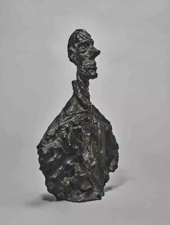 阿尔伯托?贾柯梅蒂 (ALBERTO GIACOMETTI)，《迪亚哥（大鼻子半身像）》，约1959–60年作，估价3,500,000-4,500,000美元