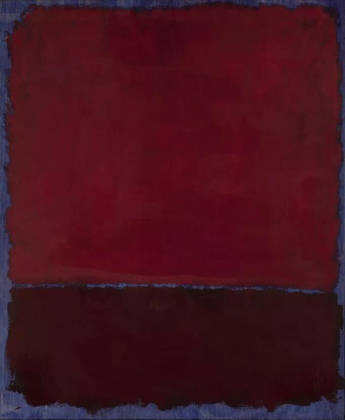 马克?罗斯科，《无题（蓝色上的红与酒红）》，1969年作，估价9,000,000–12,000,000美元