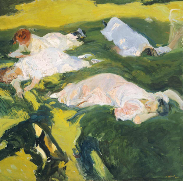 索罗拉，《The Siesta》, 1911年