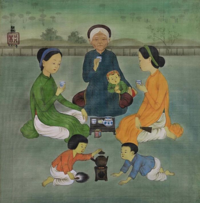 梅忠恕《茶会》