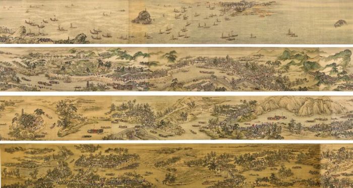 王翚等《康熙南巡图》，第六卷