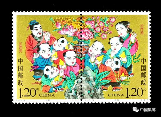12枚无齿邮票带你1秒回到童年