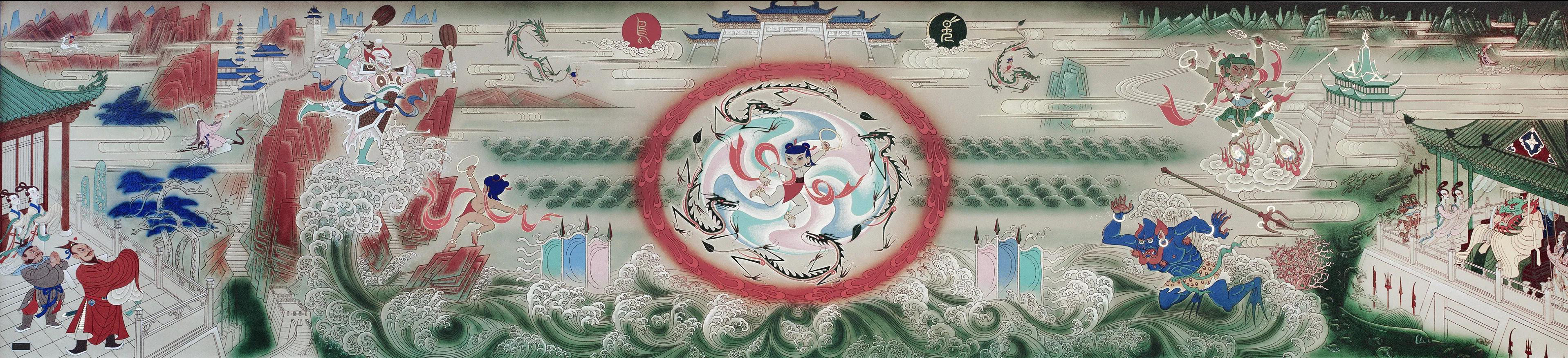 首都机场壁画研究专题守护20世纪的敦煌首都国际机场壁画在线纪念展