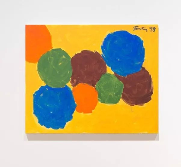 君特·福尔格《无题》布面丙烯 90 × 110 cm 1998年? 2019 Estate Günther F?rg, Switzerland / VG Bild-Kunst Bonn致谢艺术家和阿尔敏·莱希Courtesy of the Artist and Almine Rech，即将在松美术馆展出