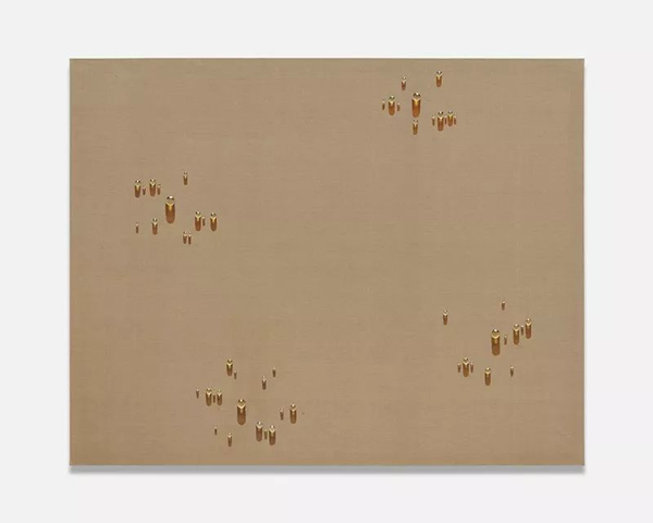 金昌烈《水滴》布面油画 181.6 × 229.9 × 3.2 cm 1997年? Kim Tschang-Yeul – 摄影 / Photo: Matt Kroening致谢艺术家和阿尔敏·莱希Courtesy of the Artist and Almine Rech，即将在松美术馆展出