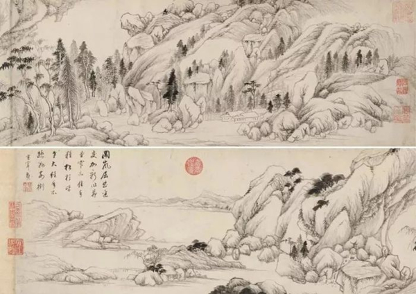 董其昌?松杉茆堂图