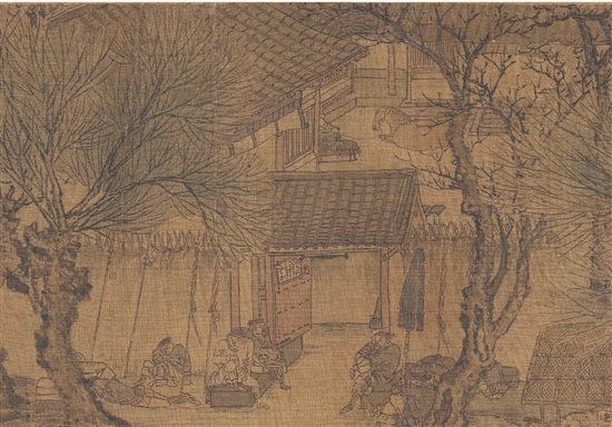 宋 张择端 清明上河图（局部） 递铺 绢本设色 北京故宫博物院藏