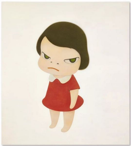 奈良美智《背后藏刀》