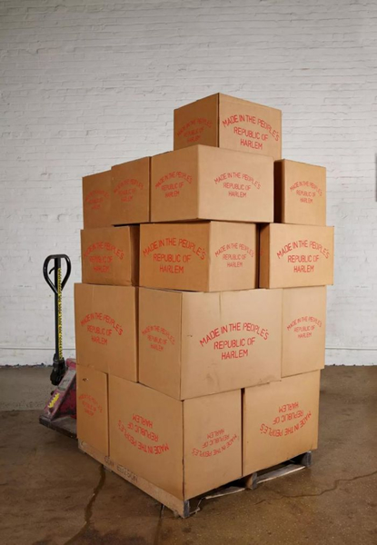 大卫·哈蒙斯（David Hammons），《哈林制造》（Made in Harlem），2014，混合媒材，198.1 x 101.6 x 114.3 厘米 / 78 x 40 x 45 英寸，大卫·哈蒙斯，图片: 大卫·哈蒙斯， 豪瑟沃斯