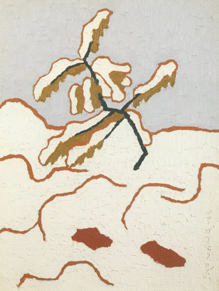 《橡树枯叶》，1961年作，日本，Pola美术馆藏