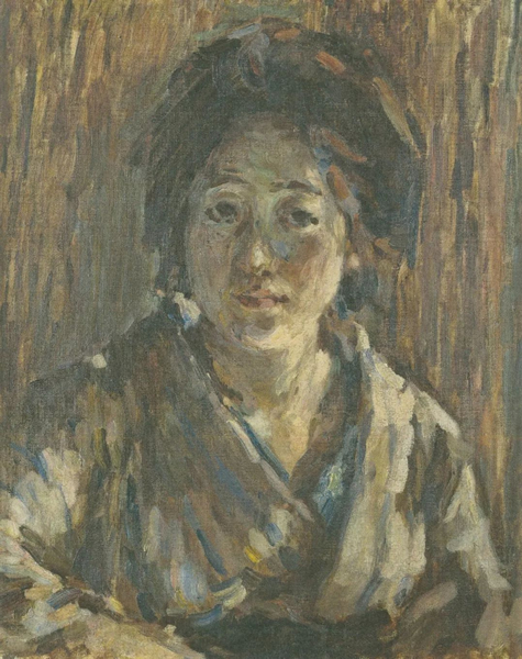 《女子肖像》，1918年作，日本，熊谷守一美术馆藏