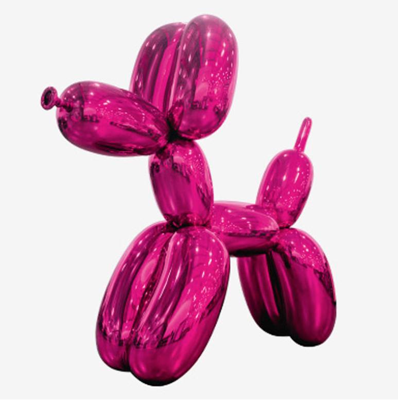 杰夫·昆斯 Jeff Koons - 气球狗Balloon Dog (Magenta), 1994–2000