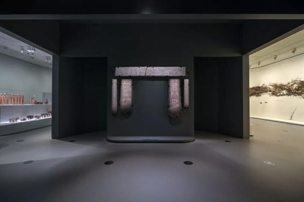 《永恒的卫士》与《瞬间的山水》展览现场, 2019