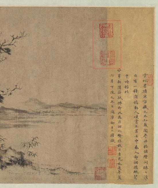 19西泠春拍中国书画：浅议倪瓒《疏篁古木图卷》