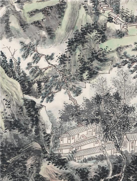 2019西泠春拍中国书画：黄宾虹《山居治学图》