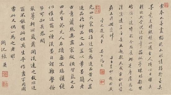 19西泠春拍中国书画：浅议倪瓒《疏篁古木图卷》