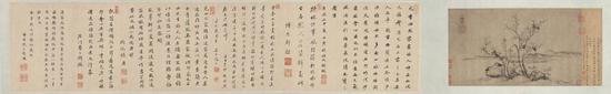 19西泠春拍中国书画：浅议倪瓒《疏篁古木图卷》