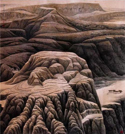 著名画家李勇逸艺术赏析