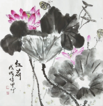 柴培甲：笔墨荷花，我的时代心象