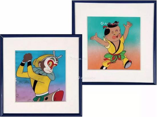 上海美术电影制片厂 《大闹天宫》《天书奇谈》动画赛璐璐片成交价1.15万