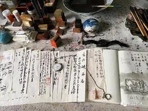 李铁军作品《秘密》文献草稿 （图片来自网络）