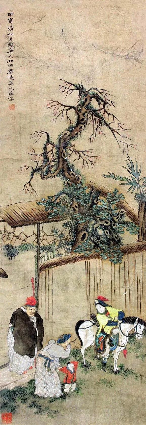 书画家笔下的花木兰长啥样？