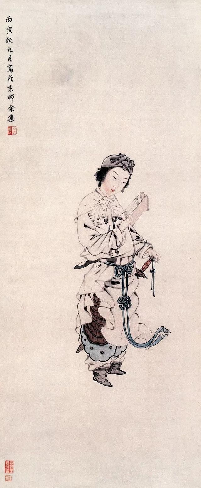 书画家笔下的花木兰长啥样？