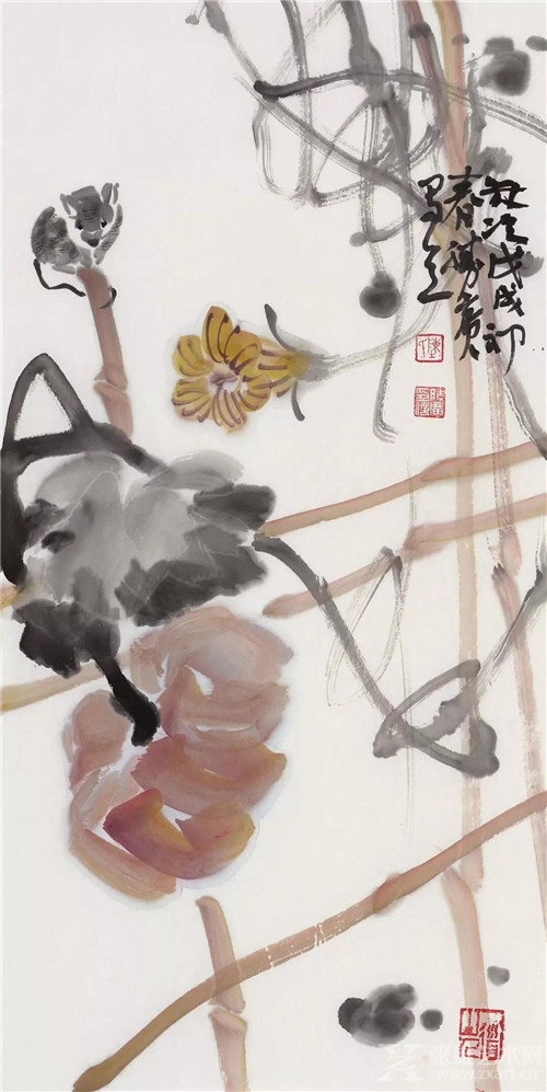 画家陈胜广：论绘画的中西结合