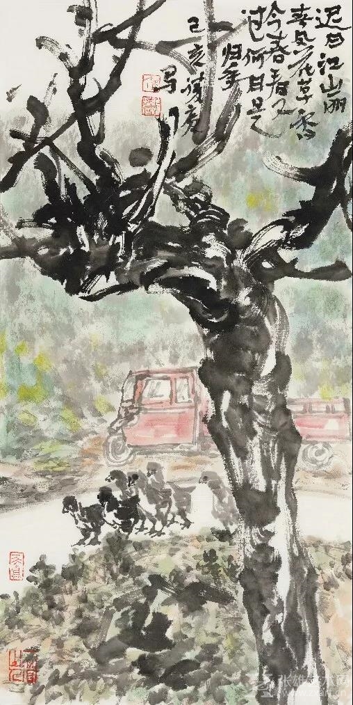 画家陈胜广：论绘画的中西结合
