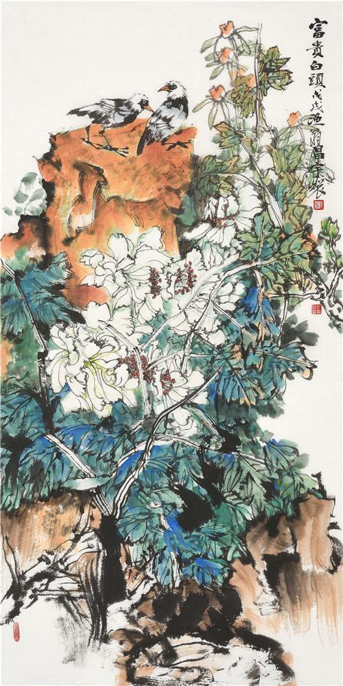 画家余昌宇的大写意花鸟艺术