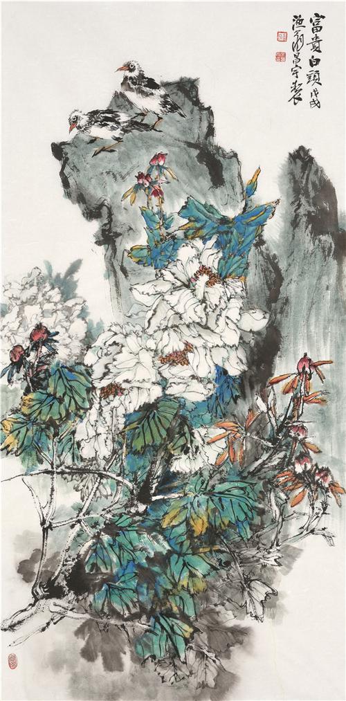 画家余昌宇的大写意花鸟艺术