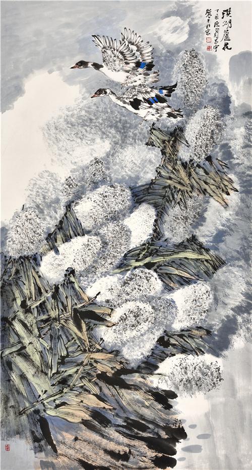 画家余昌宇的大写意花鸟艺术