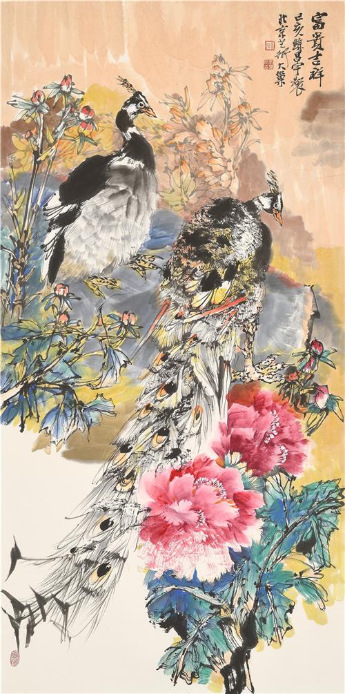画家余昌宇的大写意花鸟艺术