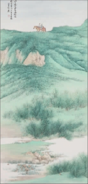 谢稚柳《草原牧歌》赏析：笔墨细腻 风雅脱俗