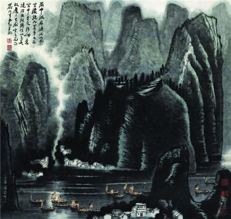 倾听三位近代国画名家画里的“雨声”