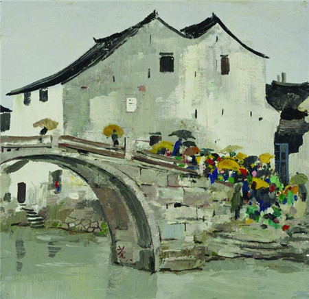 倾听三位近代国画名家画里的“雨声”