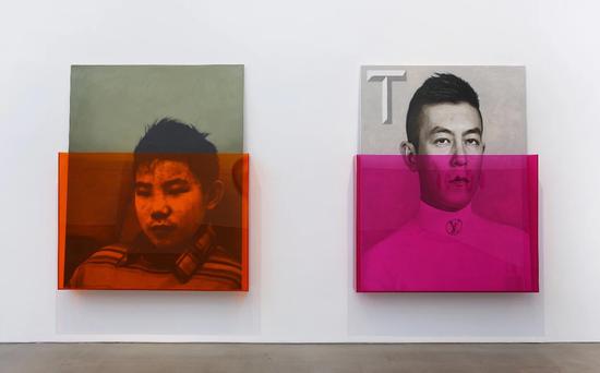 《陈冠希》等绘画作品亮相颜磊个展