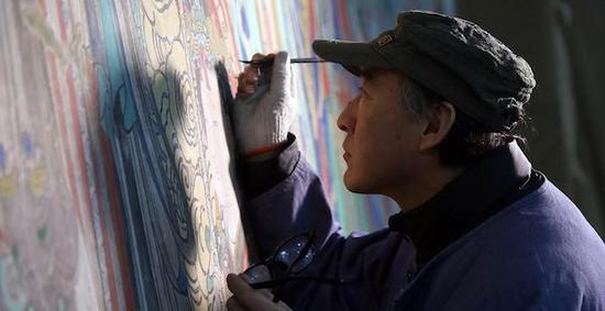 临摹流失海外壁画：有技法传承 也见文物修复之道