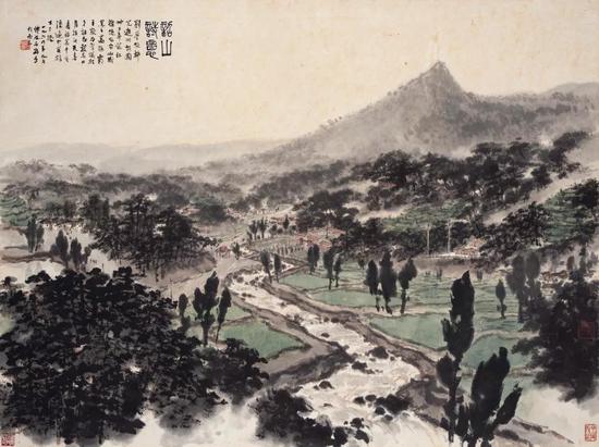 傅抱石《韶山诗意》成交价：RMB 5807.5万元