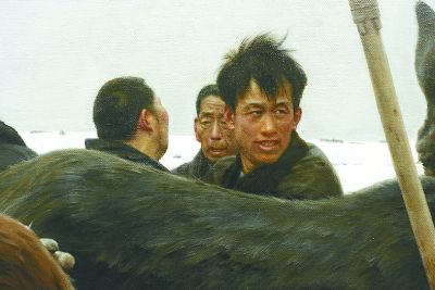 王宏剑《初雪乡关》：用心用情画农民