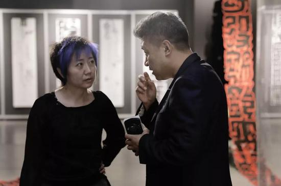 无相道场 鲁大东书法展于民族文化宫开展