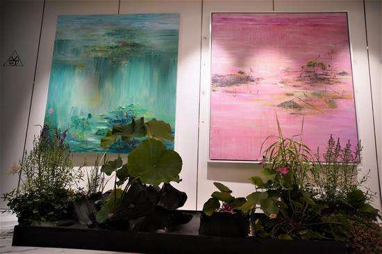 于繁华商圈中隐居田园 东方幻境艺术展在国贸开幕