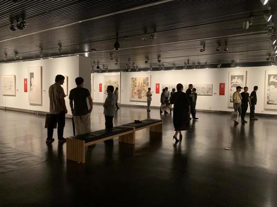 金陵文脉：南京书画院建院四十周年书画作品展开幕