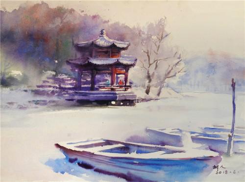 探讨画家张树人的水彩艺术与水彩画的收藏
