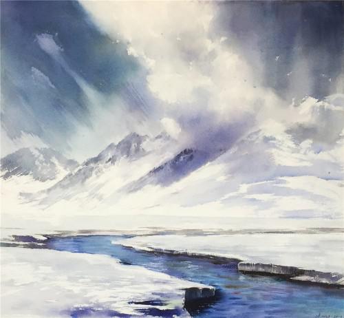 探讨画家张树人的水彩艺术与水彩画的收藏